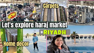 Riyadh’s oldestmarket  New haraj market 🛍️  Carpets furniture  Home appliances  Furnishing [upl. by Elam]