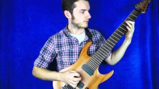 Combustion  Meshuggah GUITAR COVER by Michael Avery wImprovised Solo [upl. by Mcknight]