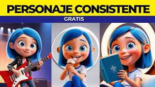 CREA EL MISMO PERSONAJE CONSISTENTE EN TODAS TUS IMÁGENES con IA  Tutorial Leonardo AI 2024 [upl. by Dody]