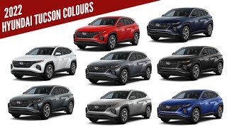 2022 Hyundai Tucson SE  All Colour Options  Images  AUTOBICS [upl. by Sucramej968]