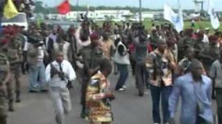 Joseph Kabila arrive à Kisangani [upl. by Henke507]