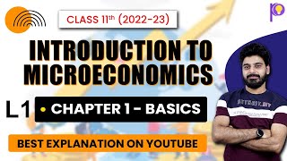 Class 11 Economics  Introduction to Microeconomics  NCERT Chapter 1 Basics  CBSE Session 202223 [upl. by Neau861]