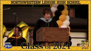 Northwestern Lehigh High School Graduation 2024  53124 [upl. by Lienet628]