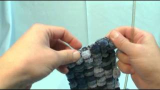 How To Knit with Pom Pom Yarn [upl. by Bobbye]