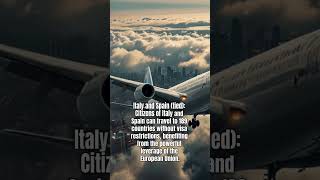 Top 5 Best Passports Worldwide 4 italy spain passport travel FunableFactset5kv funfacts [upl. by Niel]