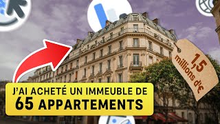 Jai acheté un IMMEUBLE de 65 appartements voici mon retour Financement Fiscalité Bénéfices… [upl. by Strohl]