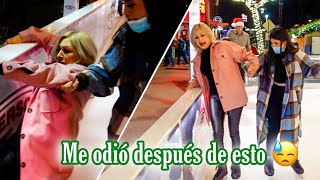 LLEVÉ A MI SUEGRA A PATINAR EN HIELO POR PRIMERA VEZ 🥶CASI LA MANDO AL HOSPITAL😱LILLIAN GRIEGO [upl. by Ecienal97]