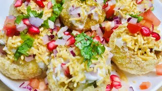 शेव पुरी दही पुरी  S P D P Recipe  Sev Puri Dahi Puri  Tasty Snacks Recipe [upl. by Nuy]