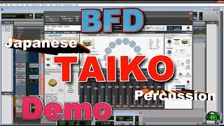 BFD Japanese TAIKO Percussion  DEMO [upl. by Grosberg]