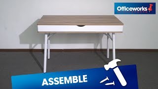 Willow Desk Assembly Instructions [upl. by Nomrac1]