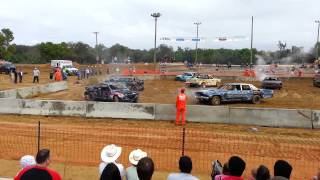 2013 Pasco County Fair Demolition Derby Feature [upl. by Pilihp]