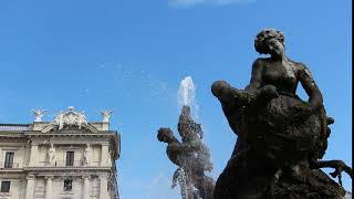 Fountain of the Naiads with water [upl. by Jemena354]