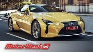 First Look 2018 Lexus LC500 amp LC500h [upl. by Nosdivad849]