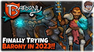 Finally Trying Barony  Hit Dungeoncrawling Action Roguelike  Lets Try Barony [upl. by Behka]