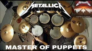 Metallica  MASTER OF PUPPETS Drum Cover [upl. by Delia260]