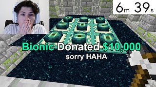 I Donated 10000 to ruin Streamers WORLD RECORD speedrun [upl. by Elleniad]