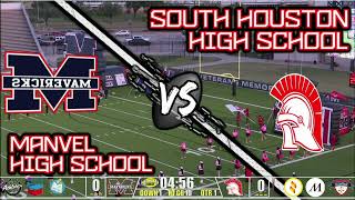 Manvel High School  South Houston High School Varsity Football [upl. by Alleon331]