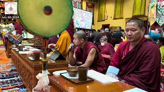 Ceremonial LongLife Request and Offerings to His Holiness the 41st Sakya Trichen Rinpoche [upl. by Thornburg]