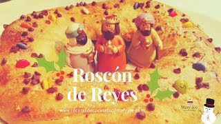 Receta roscon de Reyes 🎁🎆🎄✨ Roscón  Recetas de cocina fácil Mary Joe [upl. by Ainecey751]