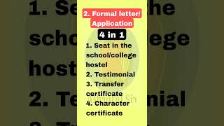 ApplicationFormal letter Hsc amp Ssc 4 in 1 [upl. by Eelarbed]