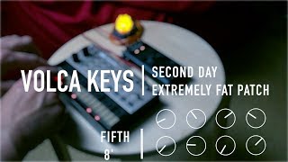 Korg Volca Keys  EXTREMELY FAT PATCH  Second day  by Michael Kert [upl. by Claudio]