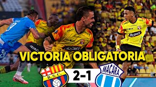 A SEGUIR PELEANDO por la ETAPA  Barcelona SC 21 Macará [upl. by Ecirrehs]