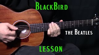 how to play Blackbird by The BeatlesPaul McCartney  acoustic guitar lesson [upl. by West]