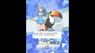 Pokémon Masters EX  Scouting Kahili amp Toucannon [upl. by Starlin]