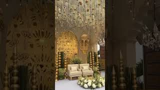 DIY Wedding Venue  The shades of ivory amp Gold venue wedding weddingideas [upl. by Sadinoel]