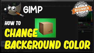 Gimp How To Change Background Color [upl. by Sevart]