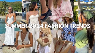 SUMMER FASHION TRENDS 2024  Pinterest inspired  summer staples and essentials ☀️ [upl. by Godfrey]