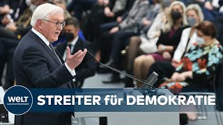 STEINMEIER WIEDERGEWÄHLT Plädoyer für Demokratie und klare Ansage an Putin  WELT Dokument [upl. by Hanid401]