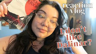 READING OATHBRINGER FOR THE FIRST TIME  Spoiler Filled Reaction Vlog [upl. by Zetta943]