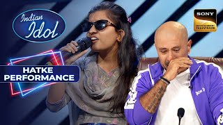 Indian Idol S14  Menuka की Singing ने कर दिया Vishal Sir को Sorry कहने पर मजबूर  Hatke Performance [upl. by Nannette]