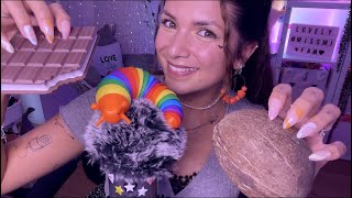 ASMR ENERGY RAIN  6 Different Tapping Triggers for Deep Relaxation [upl. by Ecyarg]