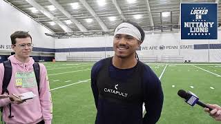 Penn State CB Elliot Washington talks first career start improvements made fellow teammates [upl. by Sandstrom]