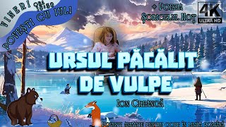 🐻 Ursul păcălit de vulpe 🦊 cu animații  Ion Creangă 📖Povești pentru copii in limba română [upl. by Compton566]