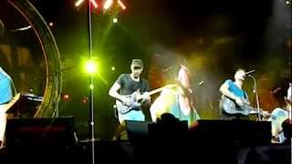 Coldplay  Yellow live  Stadio Olimpico di Torino 240512 [upl. by Darraj124]