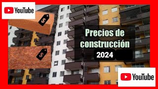 2024 actualizados precios de construcción mano de obra esto cobra el maestro [upl. by Ahsier]