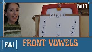 Pronunciation of English Vowel Sounds  Front Vowels Part 1 [upl. by Llennoc]