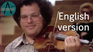 Itzhak Perlman Virtuoso Violinist I know I played every note  Documentary of 1978 [upl. by Naeloj]