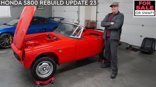 Honda S800 Rebuild Part 23  For Sale Swap Bushing Complete [upl. by Isyad308]