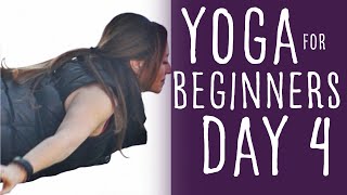 Yoga For Beginners At Home 15 minute Class 30 Day Challenge Day 4 [upl. by Bainbridge]