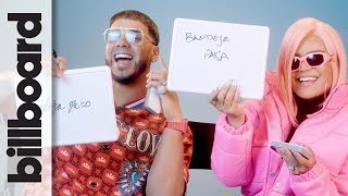 Karol G amp Anuel AA Play How Well Do You Know Each Other  Billboard [upl. by Stouffer]