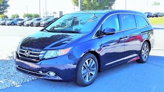 2016 Honda Odyssey Touring Elite Start Up Review and Tour [upl. by Nunes400]