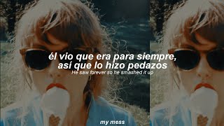 taylor swift  my boy only breaks his favorite toys traducida al español  lyrics [upl. by Aciretahs]