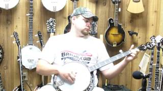 Banjocom video demo of a new Deering Eagle II 5 String Banjo [upl. by Llerehc493]