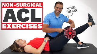 Home Exercises To Rehab An ACL Injury NON Surgical [upl. by Quill]