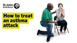 How to Treat an Asthma Attack  First Aid Training  St John Ambulance [upl. by Aleyam832]