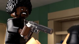 Lego Pulp Fiction Say What Again Samuel L Jacksons Epic Scene [upl. by Kooima152]